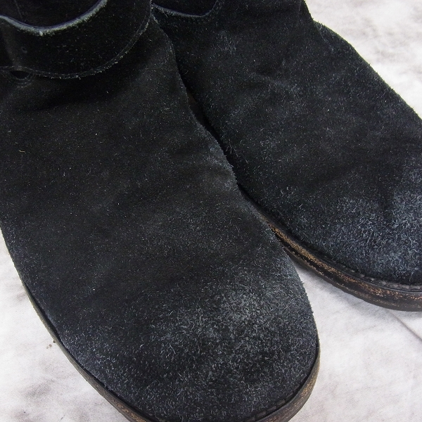 実際に弊社で買取させて頂いたLITHIUM HOMME/リチウムオム スウェードサイドジップブーツ/43の画像 6枚目