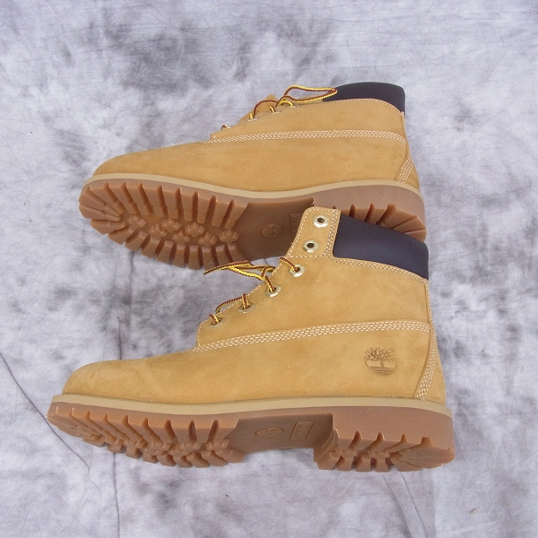 実際に弊社で買取させて頂いたTimberland/ティンバーランド 6インチプレミアムブーツ ジュニア規格/12909/3659/25の画像 2枚目