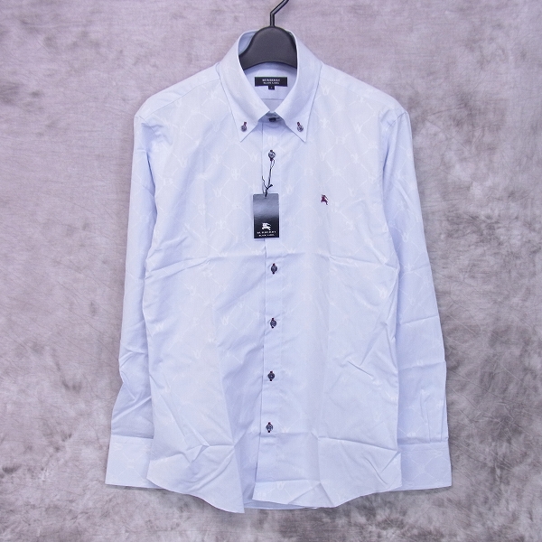 実際に弊社で買取させて頂いたBURBERRY BLACK LABEL/バーバリー ブラックレーベル 総柄長袖シャツ/2