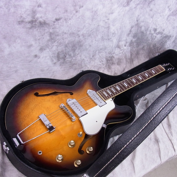 実際に弊社で買取させて頂いた★Epiphone/エピフォン CASINO VS カジノ セミアコ エレキギター ハードケース付