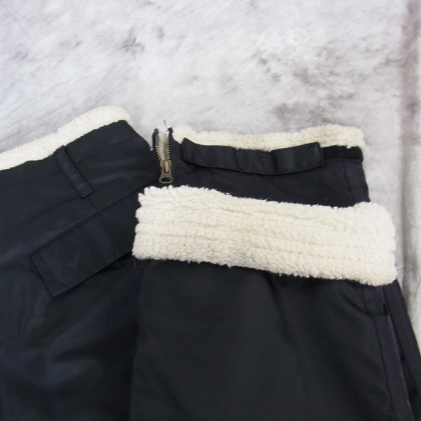 実際に弊社で買取させて頂いたGOODENOUGH/グッドイナフ GWB-7 ボアフライトジャケット フード付き セットアップ/Mの画像 9枚目