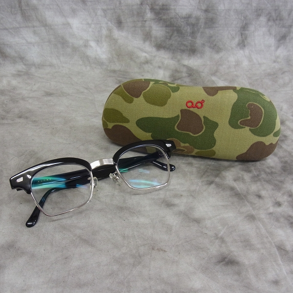 実際に弊社で買取させて頂いた白山眼鏡店/ハクサンガンキョウテン サーモント フルリム 度入りの画像 8枚目