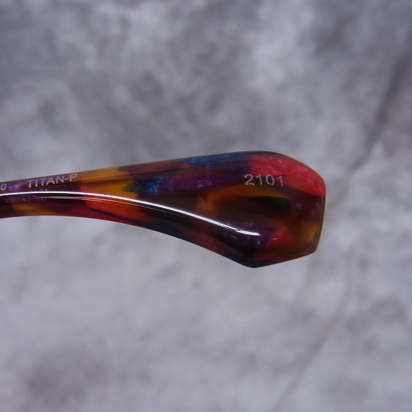 実際に弊社で買取させて頂いたｌess than human/レスザンヒューマン 乱 メガネフレーム 1180-240108-tの画像 8枚目