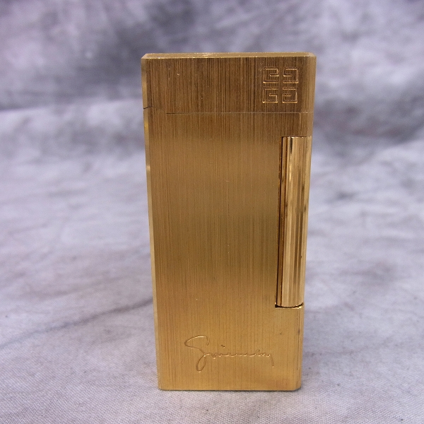 実際に弊社で買取させて頂いたGIVENCHY/ジバンシー ブラッシュ加工 ガスライター ゴールド