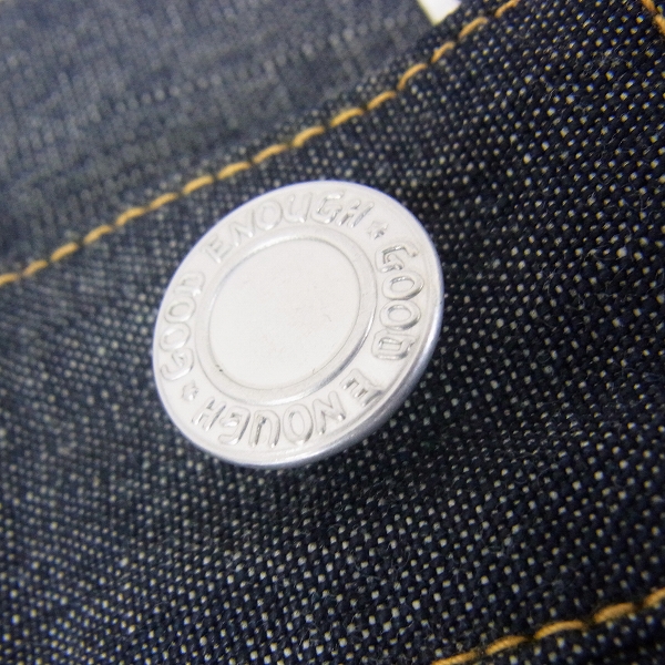 実際に弊社で買取させて頂いたGDEH/グッドイナフ　ペインターパンツ デニム/XSの画像 5枚目