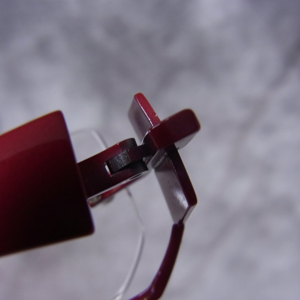 実際に弊社で買取させて頂いたｌess than human/レスザンヒューマン 乱 メガネフレーム 1180-240108-tの画像 6枚目