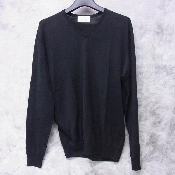 実際に弊社で買取させて頂いたEDIFICE/エディフィス 総シルク Vネックニット/セーター/46