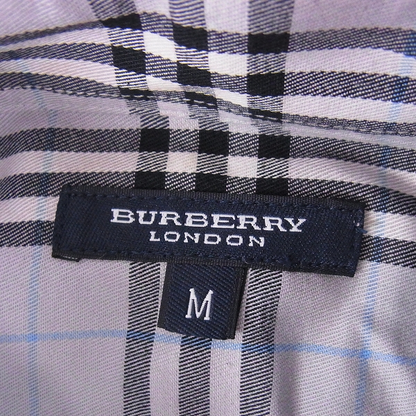 実際に弊社で買取させて頂いたBURBERRY LONDON/バーバリーロンドン 刺繍 チェック柄長袖シャツ/Mの画像 2枚目