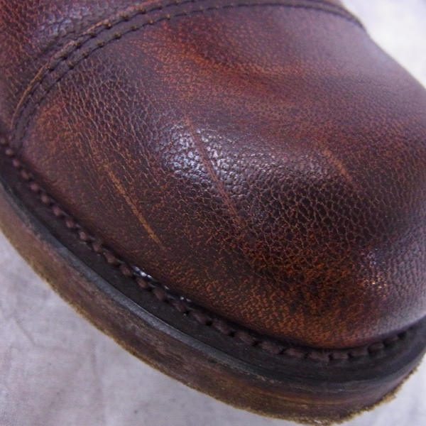 実際に弊社で買取させて頂いたCHEANEY/チーニー Lancaster II R/ランカスター ミリタリースタイル アンクルブーツ/UK7の画像 7枚目