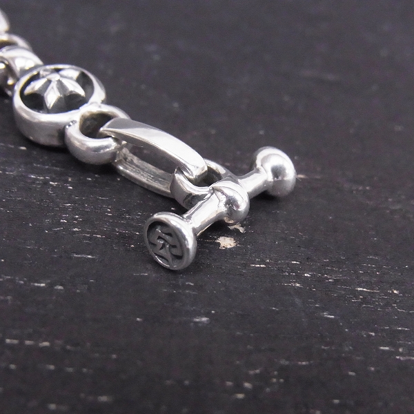 実際に弊社で買取させて頂いたTRAVIS WALKER/トラヴィスワーカー スターボールブレスレットw/Tバーの画像 2枚目