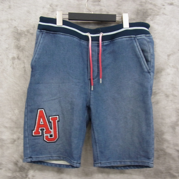 実際に弊社で買取させて頂いたARMANI JEANS/アルマーニジーンズ スウェットハーフパンツ Anti fit /L