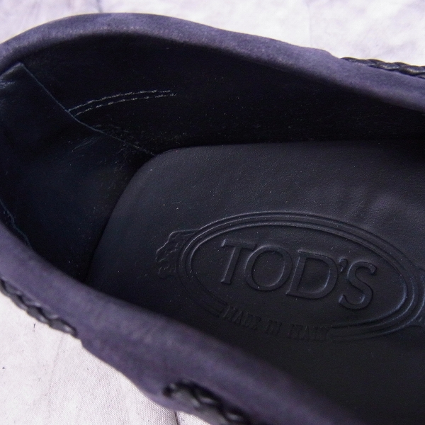 実際に弊社で買取させて頂いたTOD'S/トッズ ドライビングシューズ ネイビー/7.5の画像 4枚目