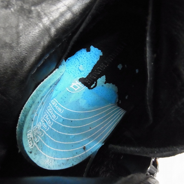 実際に弊社で買取させて頂いたLITHIUM HOMME/リチウムオム スウェードサイドジップブーツ/43の画像 9枚目