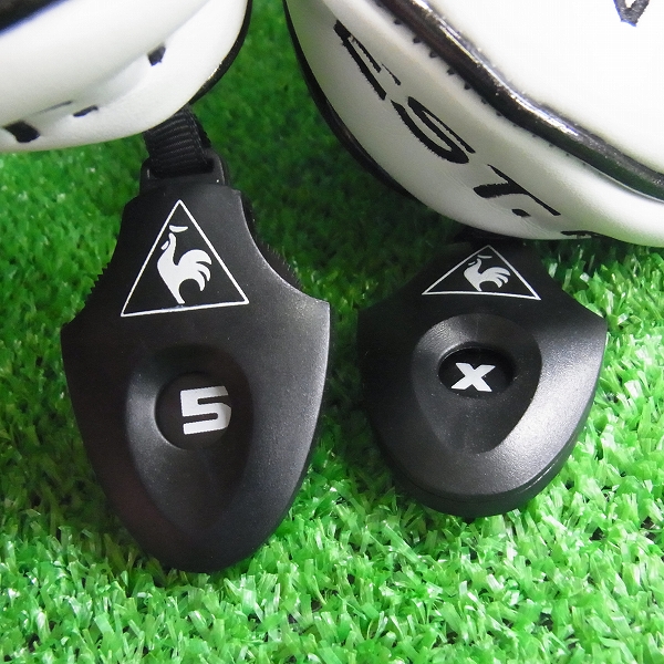 実際に弊社で買取させて頂いたLe coq sportif/ルコック ヘッドカバー2点セット QQ4238 フェアウェイウッド用 ホワイトの画像 8枚目