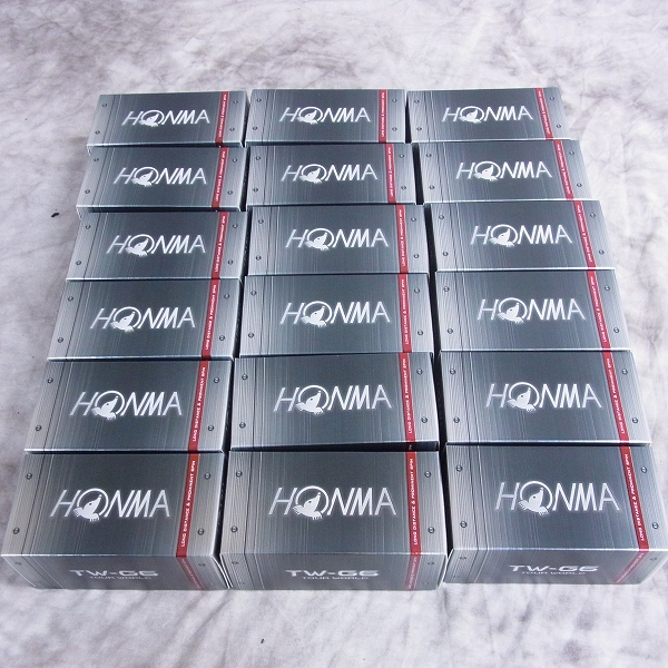 実際に弊社で買取させて頂いた【未使用】HONMA/ホンマ ゴルフボール TW-G6 3ダース ホワイト