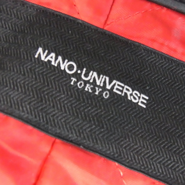 実際に弊社で買取させて頂いたnano universe/ナノユニバース　シープスキン シングルライダースジャケット NU53LO0531SH/Sの画像 3枚目