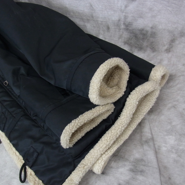 実際に弊社で買取させて頂いたGOODENOUGH/グッドイナフ GWB-7 ボアフライトジャケット フード付き セットアップ/Mの画像 5枚目