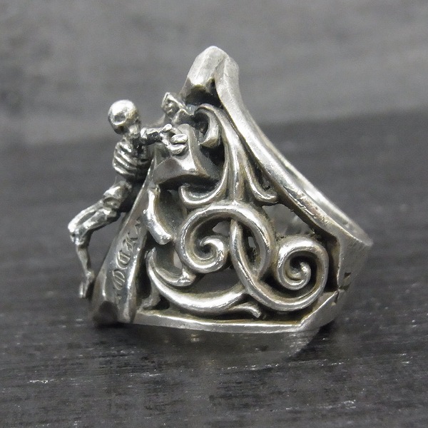 実際に弊社で買取させて頂いたDEAL DESIGN/ディールデザイン キングリバイブリング/シルバー 19号の画像 2枚目