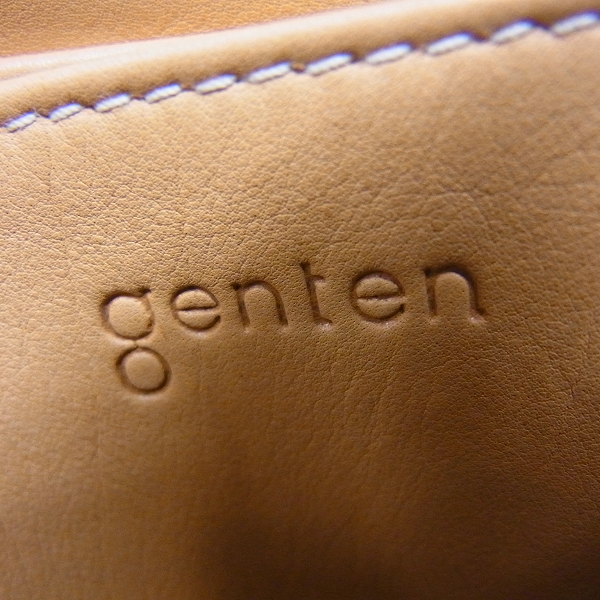 実際に弊社で買取させて頂いたgenten/ゲンテン カットワーク フラワー L字ファスナー レザーロングウォレット/長財布の画像 5枚目