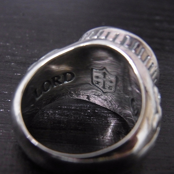 実際に弊社で買取させて頂いたLord Camelot/ロードキャメロット　ストーンセットラウンドクロスリング LC-801/17号の画像 5枚目