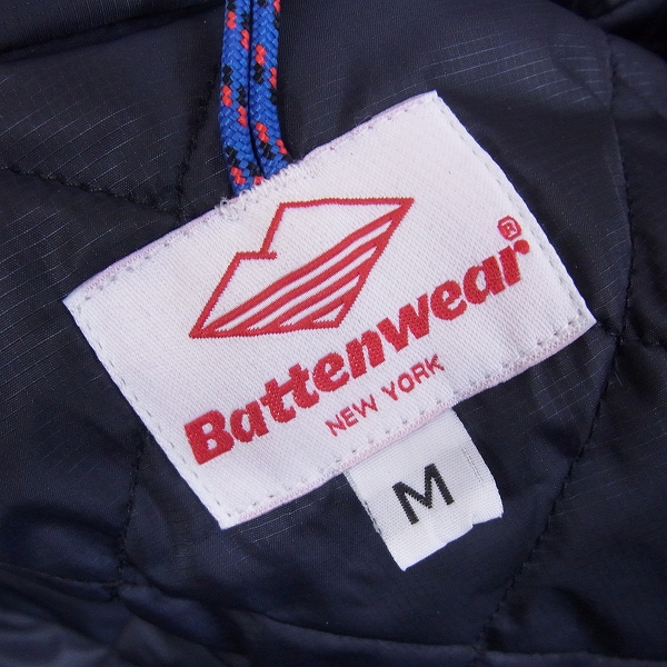 実際に弊社で買取させて頂いた【未使用】Battenwear/バテンウェア キルテッド ガイド パーカー プリマロフト Ｍの画像 3枚目