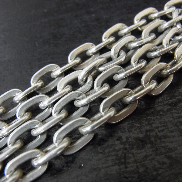 実際に弊社で買取させて頂いた【ギャラ付】TRAVIS WALKER/トラヴィスワーカー オーバルリンクチェーン 20inchの画像 2枚目