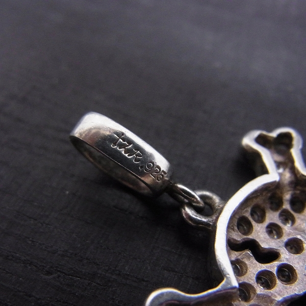 実際に弊社で買取させて頂いたLoree Rodkin/ローリーロドキン フラットパヴェ スカルペンダントの画像 3枚目