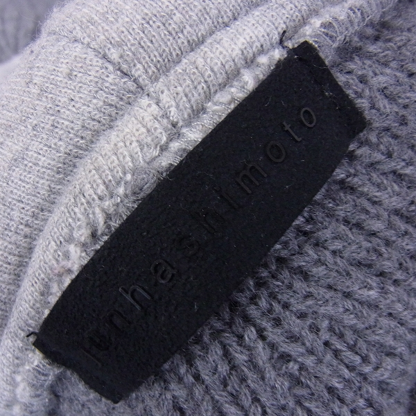 実際に弊社で買取させて頂いたjunhashimoto/ジュンハシモト CONBINATION PULLOVER/プルオーバー パーカー 1041620013/3の画像 2枚目