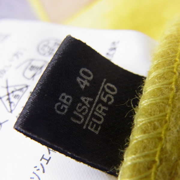 実際に弊社で買取させて頂いた【未使用品】GLOVERALL×SHIPS/グローバーオール×シップス 別注品 ダッフルコート SHORT MONTY/ショートモンティ イエロー/40の画像 6枚目