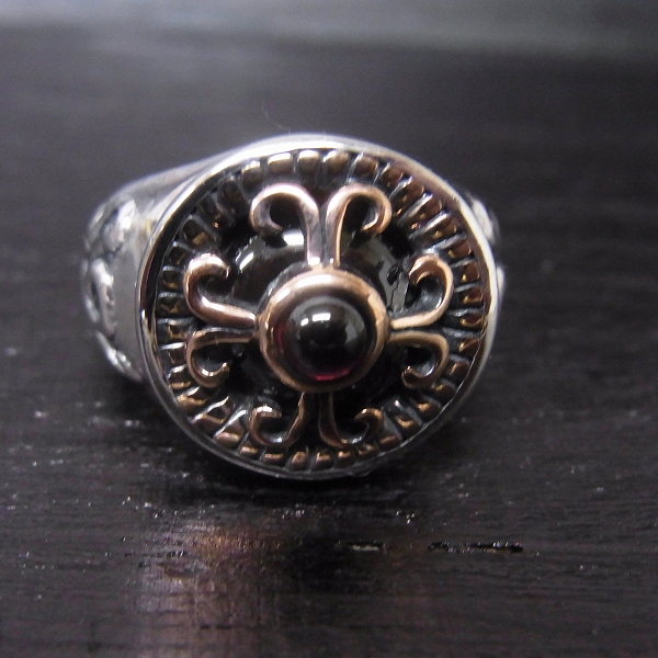 実際に弊社で買取させて頂いたLord Camelot/ロードキャメロット　ストーンセットラウンドクロスリング LC-801/17号の画像 1枚目