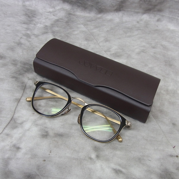 実際に弊社で買取させて頂いたOLIVER PEOPLES/オリバーピープルズ メガネフレーム 度入り Louden BK/AG の画像 5枚目