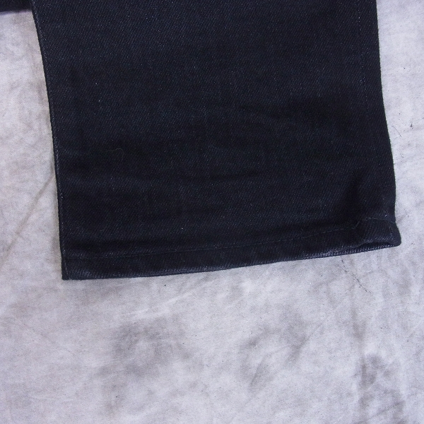 実際に弊社で買取させて頂いたLITHIUM HOMME/リチウムオム ストレッチ ブラックデニムパンツ 30の画像 8枚目