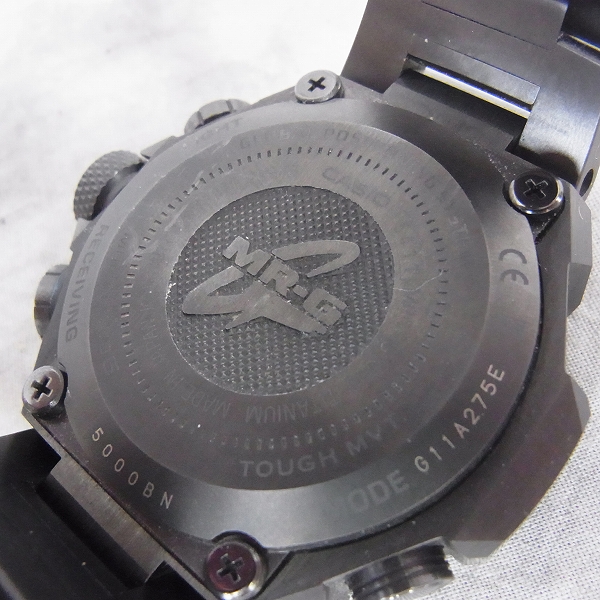 実際に弊社で買取させて頂いたG-SHOCK/Gショック MRG/MR-G GPS ハイブリッド 電波ソーラー チタン MRG-G1000B-1AJRの画像 4枚目