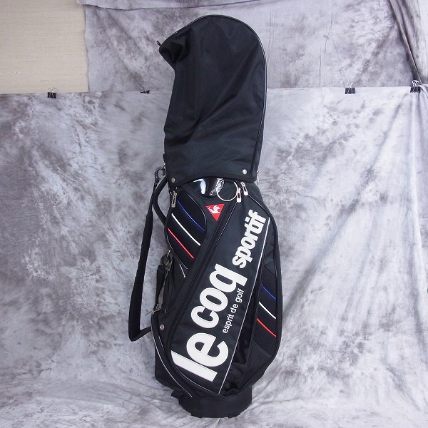 実際に弊社で買取させて頂いた★Le coq sportif/ルコック キャディバッグ QQ1178 ブラック