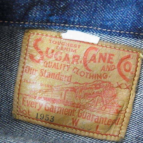 実際に弊社で買取させて頂いたSUGAR CANE/シュガーケーン デニムジャケット/Gジャン 1953Model/38の画像 2枚目