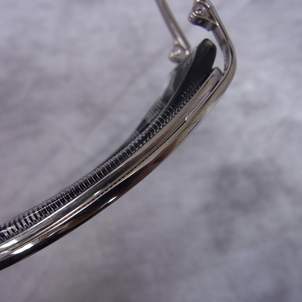 実際に弊社で買取させて頂いたless than human/レスザンヒューマン メガネフレーム フルリム Okaode/1010Sの画像 7枚目