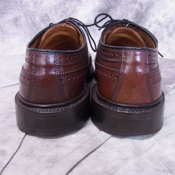 実際に弊社で買取させて頂いたAllen Edmonds/アレンエドモンズ MacNeil/マックネイル コードバン ウィングチップシューズ バーガンディ 9097/6Eの画像 1枚目