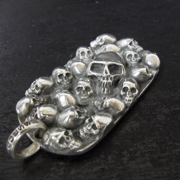 実際に弊社で買取させて頂いた【ギャラ付き】STANLEY GUESS/スタンリーゲス マルチスカルドッグタグ/ラージの画像 2枚目