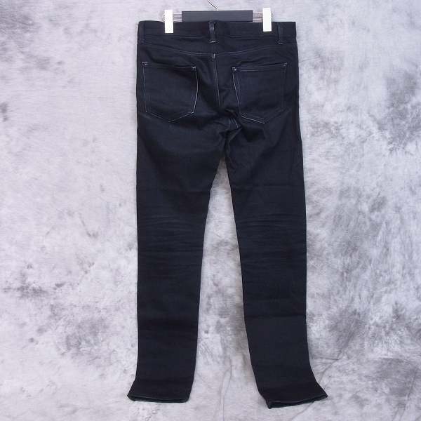 実際に弊社で買取させて頂いたLITHIUM HOMME/リチウムオム ストレッチ ブラックデニムパンツ 30の画像 1枚目