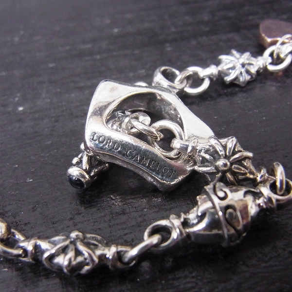 実際に弊社で買取させて頂いた【ギャラ付】Lord Camelot/ロードキャメロット　 クロス&バレルリンク デザインチェーン LC-1006SAP50 50cmの画像 4枚目