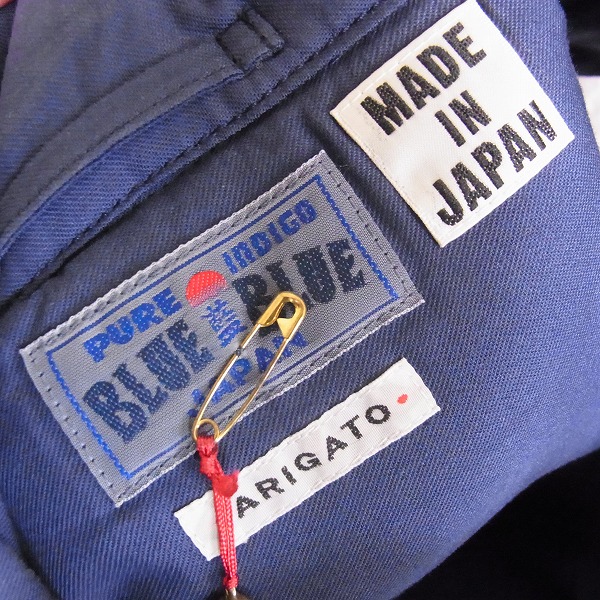 実際に弊社で買取させて頂いたBLUEBLUE JAPAN/ブルーブルー 日本製 総柄 中綿ベスト/Mの画像 2枚目