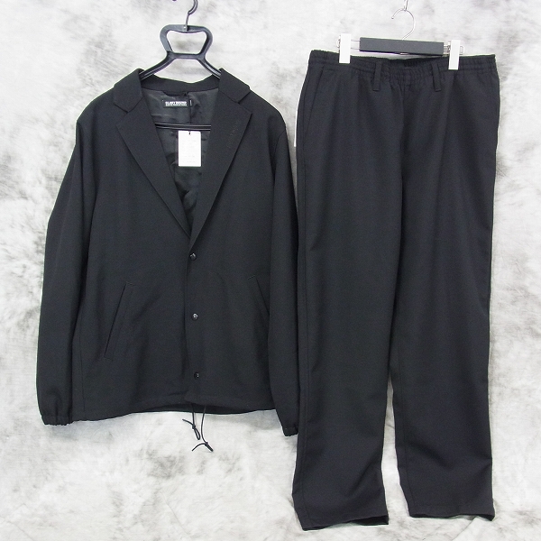 実際に弊社で買取させて頂いたCOOTIE/クーティー17AW Wool Serge Lapel Coach Jacket/Wool Serge Track Pants CTE-17A107/CTE-17A205の画像 0枚目