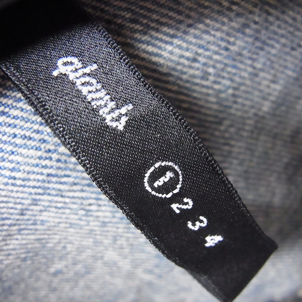 実際に弊社で買取させて頂いたglamb/グラム ダメージ加工デニムジャケット/1の画像 2枚目