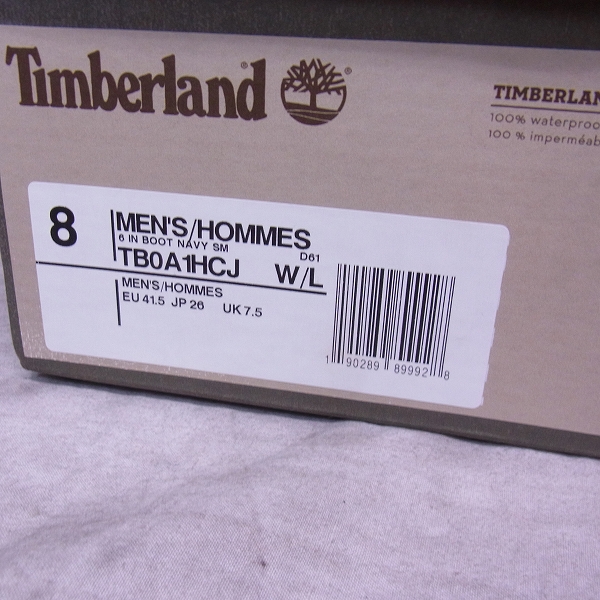 実際に弊社で買取させて頂いたTimberland/ティンバーランド 6インチ ブーツ A1HCJ/26.0の画像 9枚目