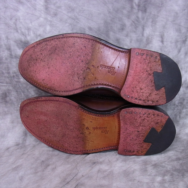 実際に弊社で買取させて頂いたAllen Edmonds/アレンエドモンズ MacNeil/マックネイル コードバン ウィングチップシューズ バーガンディ 9097/6Eの画像 2枚目