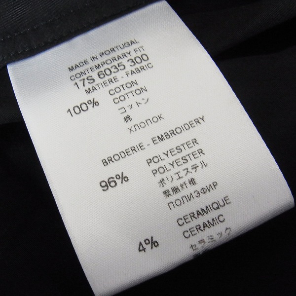 実際に弊社で買取させて頂いたGIVENCHY/ジバンシィ 17SS レッドラインスター コットン 長袖 ドレスシャツ 39の画像 3枚目