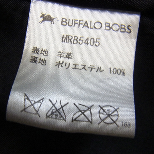 実際に弊社で買取させて頂いたBUFFALO BOBS/バッファローボブズ シープレザージャケット/1の画像 4枚目
