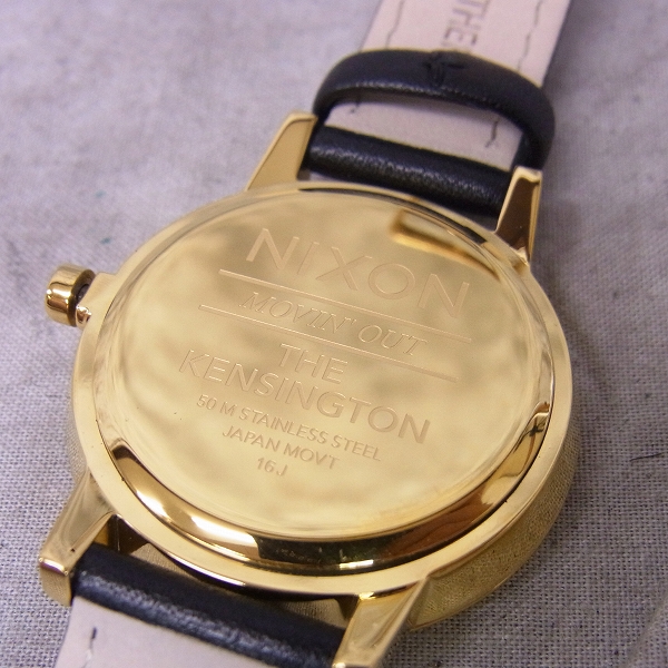 実際に弊社で買取させて頂いたNIXON/ニクソン THE KENSINGTON LEATHER 腕時計 A108-501の画像 3枚目