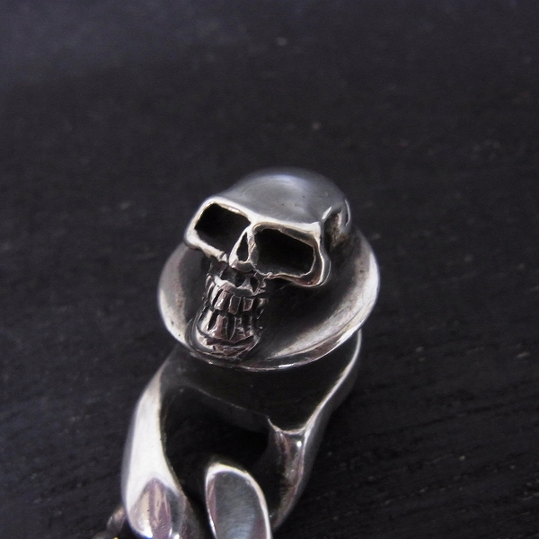 実際に弊社で買取させて頂いたSTANLEY GUESS/スタンリーゲス スカルリンクw/スカル クラシッククリップブレスレットの画像 1枚目