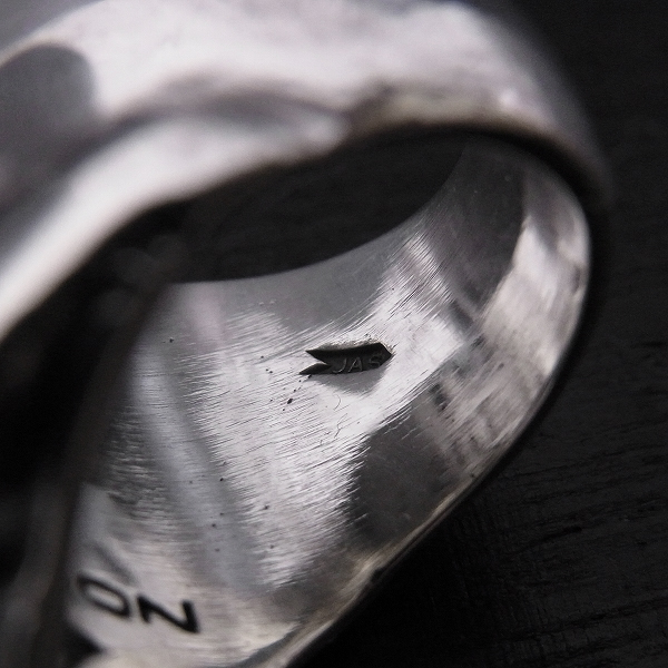 実際に弊社で買取させて頂いた【365個限定・ギャラ・シリアルナンバー入り】CRAZY PIG/クレイジーピッグ スカル リング 15号の画像 5枚目